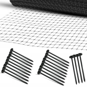 Kołki do siatki przeciw kretom 50 szt, czarne